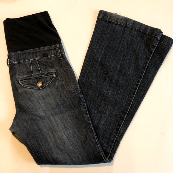 THYME MATERNITY flare jeans - Picture 1 of 9